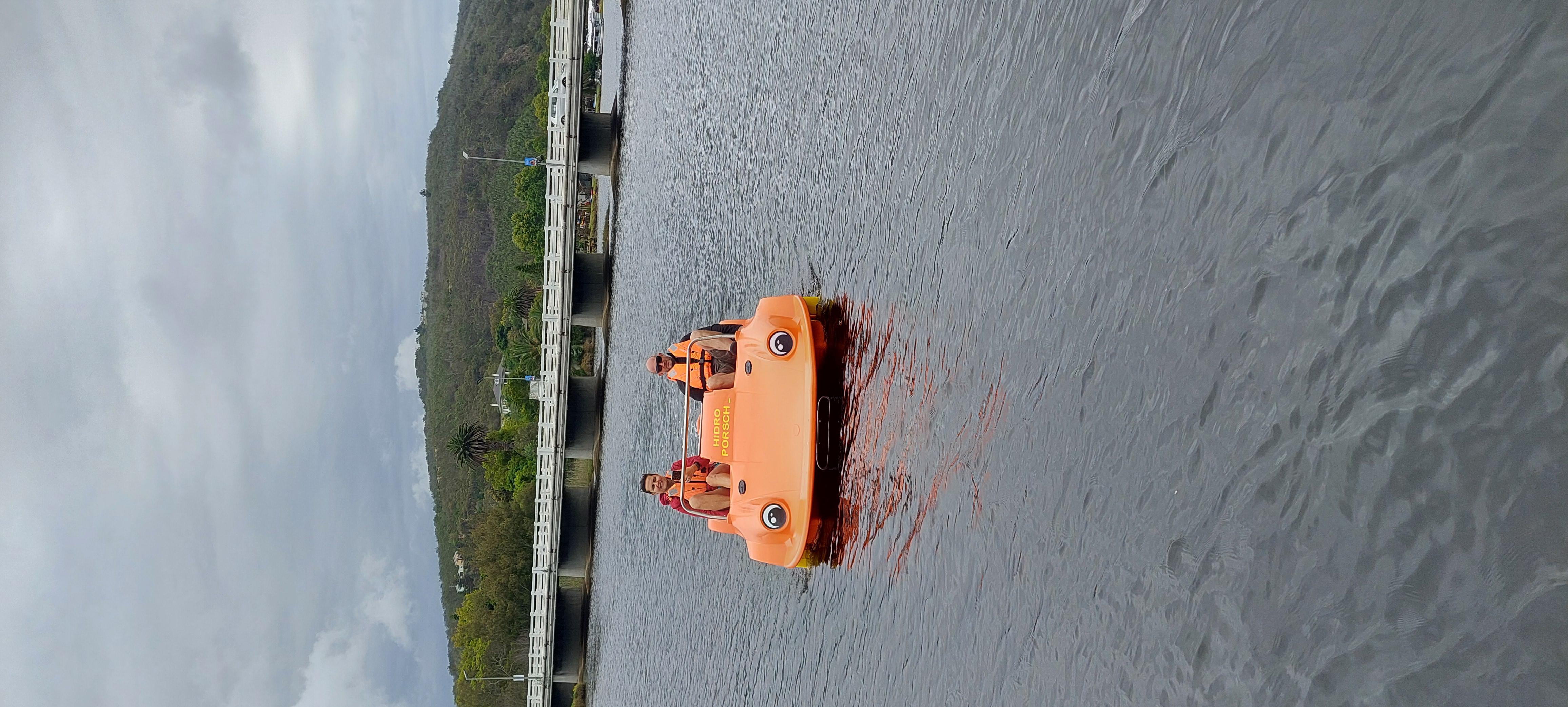 Peaceful river paddling